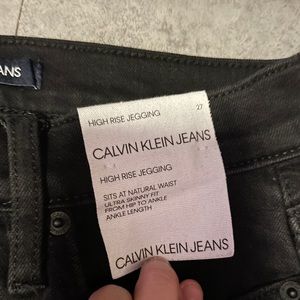 Black high rise Calvin Klein jeans